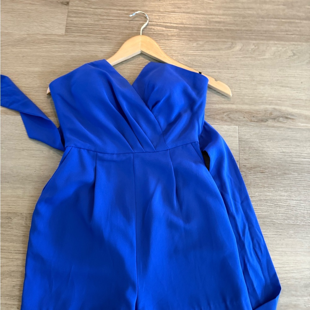 bebe blue  Jumpsuit shorts set